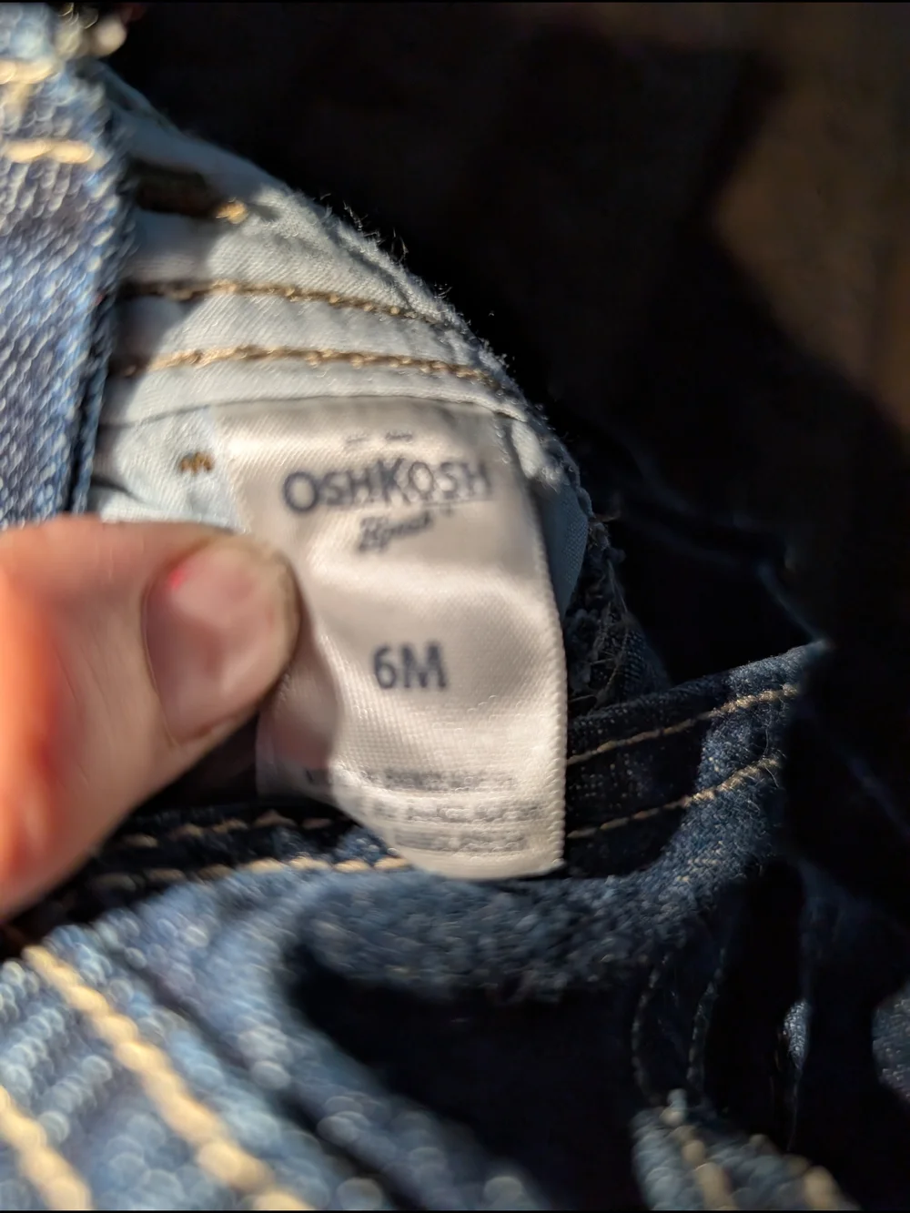 OshKosh B'gosh Denim Blue Short Overalls